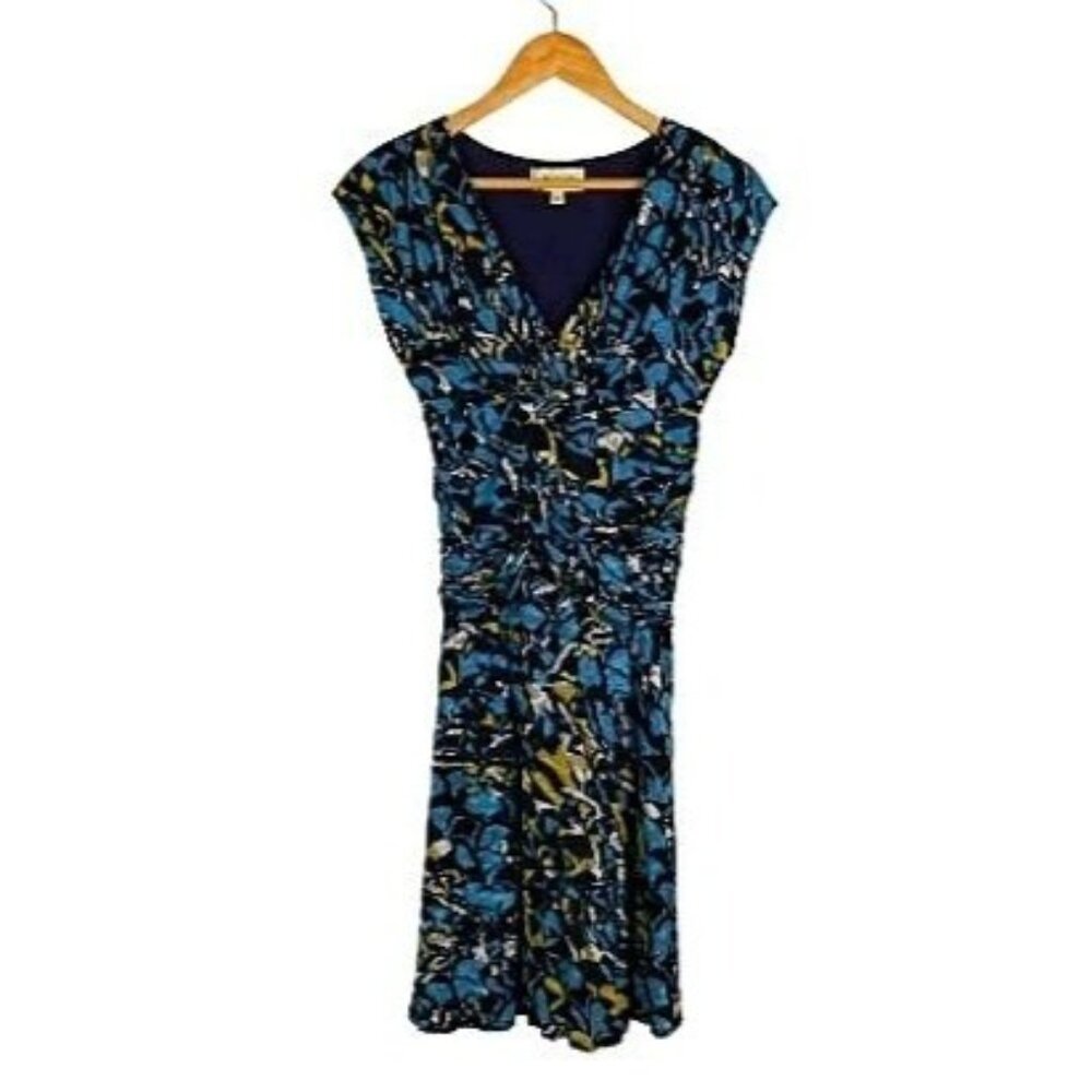 Moulinette Soeurs Anthropologie Botanical Dusk Jersey Midi Dress XS